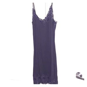 Charcoal grey slip dress from American Eagle